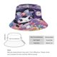 thumbnail image 2 of Kuromi Sombrero bucket para adultos, gorra de protección solar, sombrero de pescador plegable para viajes al aire libre, pesca y actividades de verano, 2 of 6