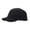 Black, variant on Vintage Baseball Cap Short Brims Lightweight Sun Protective for Outdoor Sports