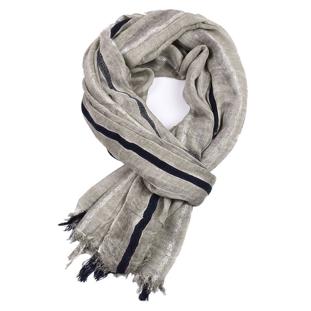 Bufanda de algodón para hombre de otoño e invierno, pañuelo básico para el cuello para hombre
