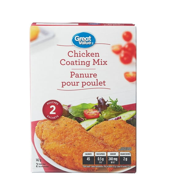 Mélange de panure Great Value pour poulet 2 sachets