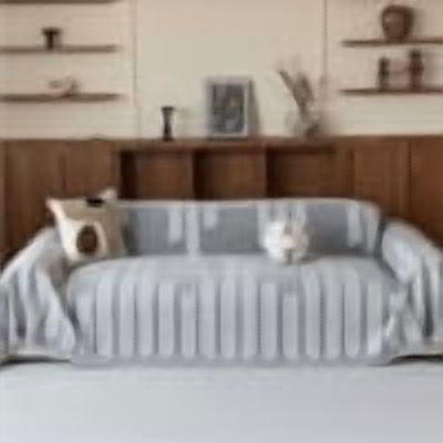 Smuge Sofa Cover Couch Cover Protector Slipcover, L Shape 3 Cushion Throw Sofa Towel Furniture Cover for Dogs Cats Home Decor (71"x 118", Gray)