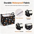 thumbnail image 5 of Halloween Basket, Halloween Boo Basket, Collapsible Storage Basket, Holiday Spooky Series, Waterproof Polyester Canvas, Bedroom Nursery Home Decor, 1 Pack, 5 of 8
