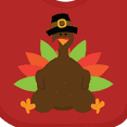 thumbnail image 4 of Inktastic Thanksgiving Pilgrim Turkey Boys or Girls Baby Bib, 4 of 4