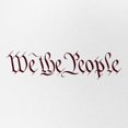 thumbnail image 2 of CafePress - We The People - Adjustable Unisex Printed Trucker Hat with Mesh Back, 2 of 10