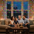 thumbnail image 4 of 400 LED Smart Curtain Lights, 6.56ft x 6.56ft Dynamic Pattern DIY Fairy String Lights with APP and Remote, RGB Wall Lights for Indoor Bedroom Backdrop Decor, 4 of 7