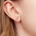 thumbnail image 5 of Starry Clip-On Earrings  925 Sterling Silver Minimalist Elegant Everyday Wear, 5 of 9
