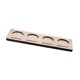 thumbnail image 5 of Soporte de vidrio con forma de cono, ahorra espacio, bandeja de exhibición, soporte para tazas de cóctel, para cocina, restaurante, encimera, buffet 34 cm x 115 cm x 2 cm, 5 of 8