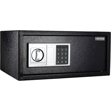 Security Safe Lock Box Electronic Digital Keypad Lock Safe with LED Low Battery Indicator for Home Office Hotel Business Jewelry Gun Cash Use Storage money - 17 x 13.7 x 7.87