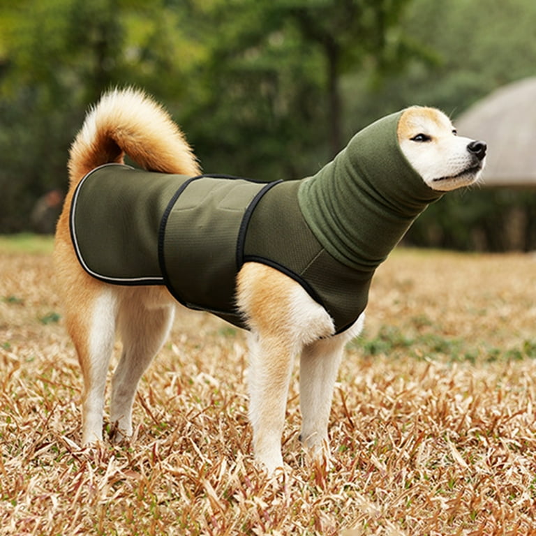 Zksm Dog Anxiety Vest Reflective Strips, Adjustable Calming