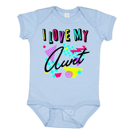

Inktastic I Love my Aunt- 80s retro style Boys or Girls Baby Bodysuit