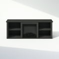 thumbnail image 4 of Furinno Jensen No Heat Decorative Electric Fireplace TV Stand, Entertainment Center for TV up to 60 inch, Americano, 4 of 7
