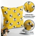 thumbnail image 5 of Summer Bee Pillow Covers 16x16 Set of 2 Bright Yellow Honey Bee Kind Outdoor Decorative Throw Pillows Farmhouse Pillowcases Linen Cushion Case Decor for Home Sofa Couch Bed, 5 of 6