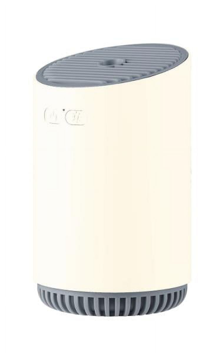 Mainstays Brand Rechargeable Cool Mist Travel Humidifier 320 ml with 7-Color LED Lights,MHD-02VD,Vanilla Dream