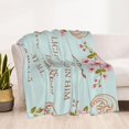 thumbnail image 4 of LHSHID Religious Gifts for Women Catholic Bible Verse Blanket Flannel Soft and Comfortable Anti static Bed Sofa Blanket 50x60in, 4 of 6