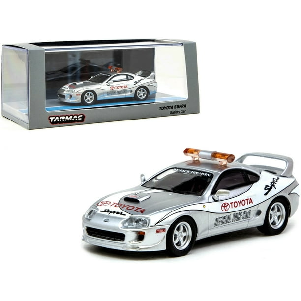 Toyota Supra Safety Car Official Pace Car Silver 1 64 Diecast Model Car By Tarmac Works Walmart Com Walmart Com