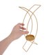 thumbnail image 5 of unbranded 2Ud Portavelas De Metal Dorado Estilo Retro Para Y De Comedor, 5 of 8