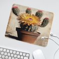 thumbnail image 6 of Cacti Decor Southwest Cactus With Flower Printed Mouse Pad, 10"x12", Square Mouse Pad, Cloth with Rubberized Base, Standard, 6 of 8