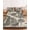 Charcoal, Ash Grey, Oatmeal, Slate, variant on Full Size Fitted Sheet Set - Orange Pumpkins 3 Piece Bedding Sets 16" Deep Pocket Fitted Sheet with 2 Pillowcases, Fall Thanksgiving Maple Leaf Farmhouse Beige Brushed Microfiber Hotel Bed Sheets