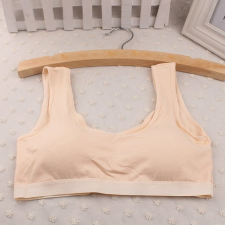 

nsendm Kids Children Vest Underclothes Undies Underwear Girls Sport Bra Clothes Girls Outfits&Set Sweatpants And Shirt Childrenscostume Beige One Size