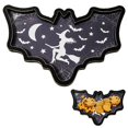 thumbnail image 2 of XKHHLH Halloween Bat Serving Platters, Wood Bat Shaped Plate for Candy Snack Salad Cookie Fruit for Halloween Table Decorations Supplies, 2 of 7