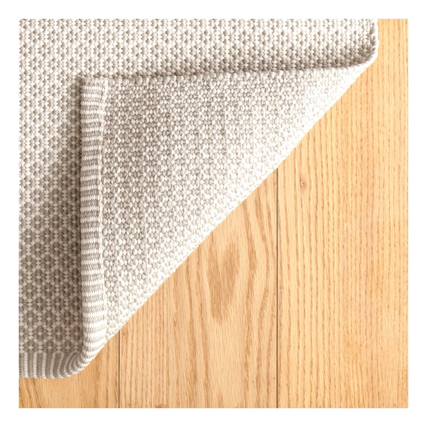 Dash & Albert Finn Handwoven Indoor/Outdoor Rug, 9' x 12', Platinum