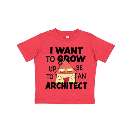 

Inktastic I Want to Grow Up to Be an Architect Gift Toddler Boy or Toddler Girl T-Shirt