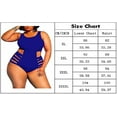 thumbnail image 5 of Plus Size Hollow-up Women Slim One Piece Swimsuit, 5 of 5
