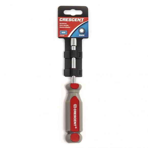 Destornillador de tuercas Crescent CND6M, 6 mm, métrico, trilóbulo, 17,1 cm L