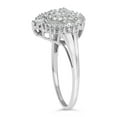 thumbnail image 4 of 10k White Gold 1/2ct TDW Diamond Cluster Ring (H-I, I1-I2), 4 of 8