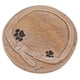thumbnail image 2 of Piedra conmemorativa para mascotas con huella de pata y cinturón decorativo de resina, letras DIY, lápida para mascotas, marcador de tumba para perros y gatos, color amarillo arena, 2 of 14
