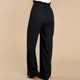 thumbnail image 3 of Pantalones Largos De Mujer Pantalones de algodón y lino ajustables con nudo de corbata sueltos para vacaciones (negro XXL) Ygjytge para Mujer Negro T XXL, 3 of 5