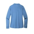 thumbnail image 4 of Port Authority Ladies Silk Touch Performance Long Sleeve Polo. L540LS, 4 of 4