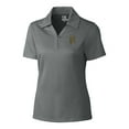 thumbnail image 2 of Women's Cutter & Buck Steel Grambling Tigers CB DryTec Genre Textured Solid Polo, 2 of 3