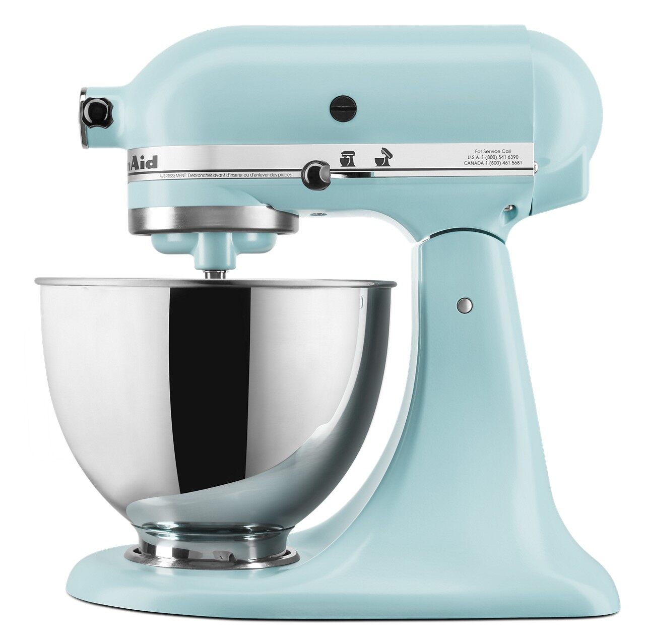 KitchenAid® Deluxe 4.5 Quart Tilt-Head Stand Mixer, 	Mineral Water Blue, KSM97 - image 3 of 9