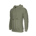 thumbnail image 3 of guisaled Men's Tracksuits Solid Color Workout Athletic Jogging Sweatsuit 2 Piece Casual Long Sleeve Hoodie Sweatpant Set, 3 of 5