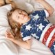 thumbnail image 5 of Fotbe USA Colors Stripes1 Pijama Estampada de 2 Piezas para Niños – Ropa de Dormir de Manga Corta Cómoda para Niños y Niñas, Camiseta y Shorts de Algodón-3X-Large, 5 of 6