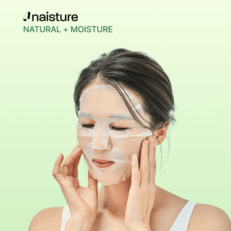Naisture Face Masks Bulk Pack, Assorted 10pc Botanical Sheet Masks