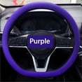 thumbnail image 2 of QUTETN Silicone Car Steering Wheel Cover Non-slip Wear-resistant Silicone Car Steering Wheel Protective Cover Four Seasons Universal Steering Wheel Cover  Orange, 2 of 3