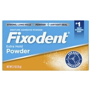 Fixodent Extra Hold Denture Adhesive Powder, 2.7 oz