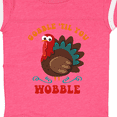 thumbnail image 4 of Inktastic Gobble Wobble Turkey Boys or Girls Baby Bodysuit, 4 of 5