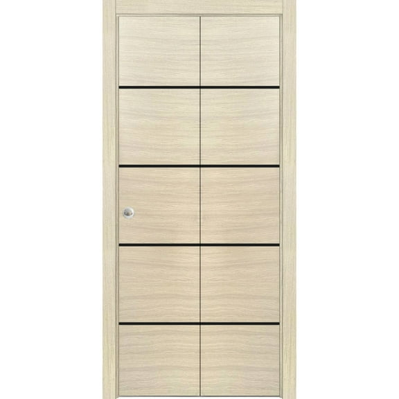 Sliding Closet Bi-fold Doors | Planum 0015 Natural Veneer