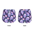 thumbnail image 3 of Rateoe crystal Skull flower Printed 2 in 1 Women's Workout Shorts for Athletic Gym Running Shorts with Phone Pockets-XX-Large, 3 of 7