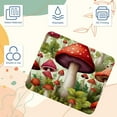 thumbnail image 3 of Mushroom Mouse Pad for Laptop Wireless Mouse Home Office Travel, Portable & Washable, 3 of 7