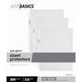 thumbnail image 4 of Just Basics Top-Loading Sheet Protectors, Lightweight, Semi-Clear, Box Of 200, 4 of 6
