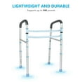 thumbnail image 5 of Oasisspace Stand Alone Toilet Safety Rail - Heavy Duty Medical Toilet Safety Frame for Elderly, Handicap and Disabled - Adjustable Bathroom Toilet Handrails, Fit Any Toilet, 5 of 8