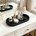 thumbnail image 5 of Silicone Vanity Tray 12x5.3in - Decorative Bathroom Organizer Tray for Countertop, Sponge Holder, Soap Dish, Perfume, Jewelry and Key Trinket Tray - Kitchen Sink Caddy for Storage and Organization, 5 of 6