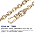 thumbnail image 3 of Monedero Cadena Correa, 16x0.24 Plano Cadena Correa Bolso Cadenas Accesorios Monedero Correas Hombro Cruzado Cuerpo Repuesto Correa (Dorado Tono), 3 of 5