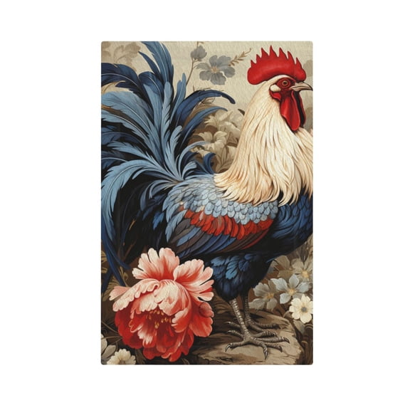 Vintage Rooster Cool Light Switch Cover Decorator No Device Blank Wall Plate 1-Gang Receptacle Outlet Decor