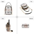 thumbnail image 3 of FORMRS Crossbody Bag for Women Quilted Travel Shoulder Cell Phone Purse with Chain Strap Handbag, Gray Cat Pattern, 3 of 7