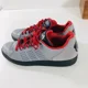thumbnail image 5 of Ad-id-as Mens Size 8 Grey Red Athletic Shoes CLU600001 Sneakers Low Wear, 5 of 6
